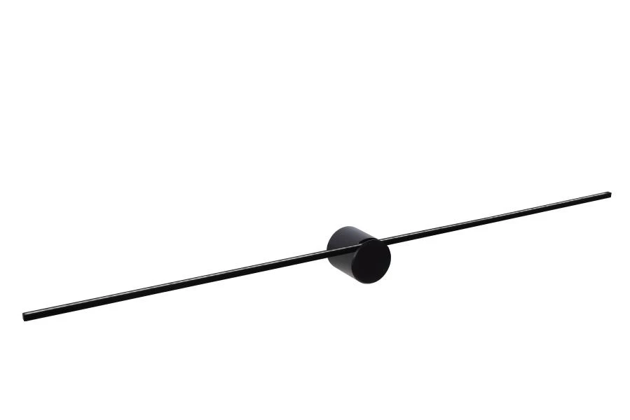 Lucide MIZAR - Wandleuchte Badezimmer - LED - 1x11W 2700K - IP44 - Schwarz - ausgeschaltet